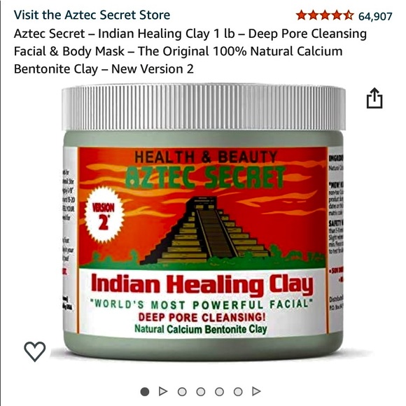 🔥3 for $20 BUNDLE:2 HEALING CLAY+1 EYE PATCHES-Skincare-2lbsclay+eyepatches - Picture 13 of 13